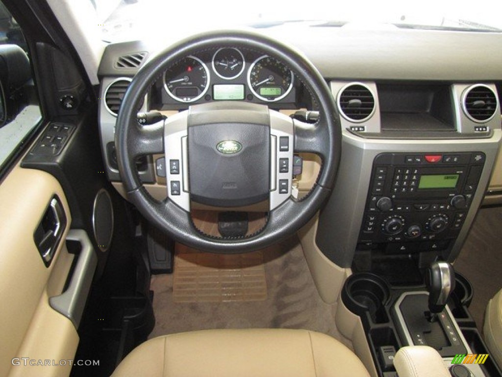 2008 Land Rover LR3 V8 SE Alpaca Beige Dashboard Photo #78748703