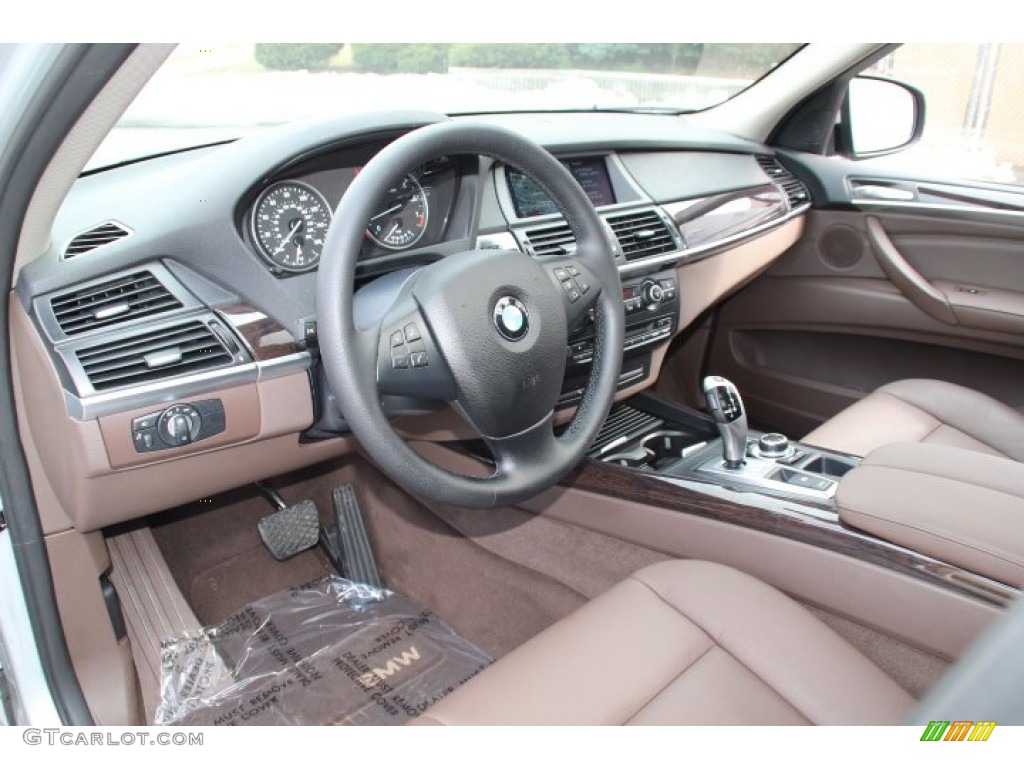 Tobacco Nevada Leather Interior 2011 BMW X5 xDrive 35i Photo #78748748
