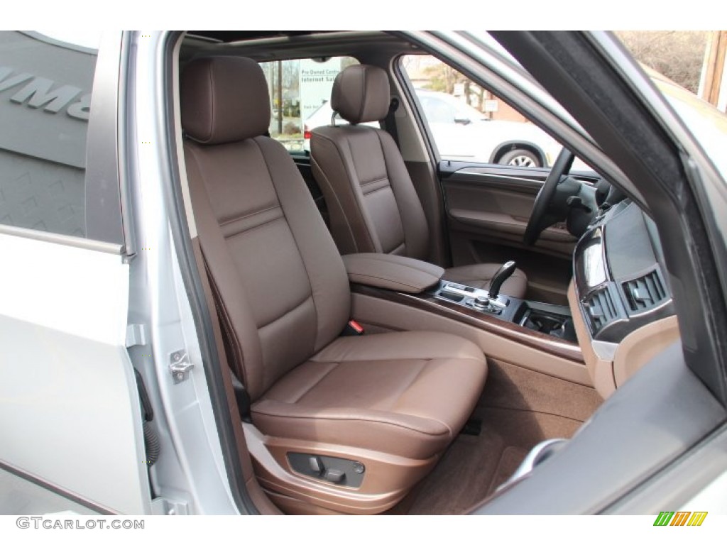 Tobacco Nevada Leather Interior 2011 BMW X5 xDrive 35i Photo #78749006