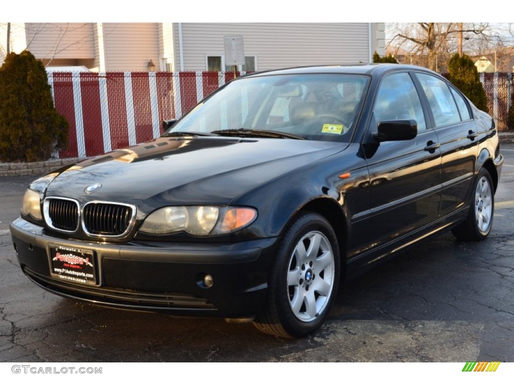 2004 3 Series 325xi Sedan - Jet Black / Black photo #18