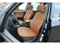 2010 BMW X3 Saddle Brown Interior Front Seat Photo