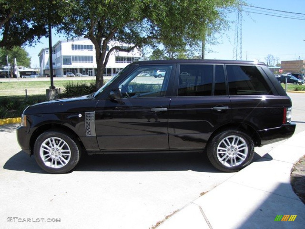 Santorini Black Metallic 2011 Land Rover Range Rover HSE Exterior Photo #78749435