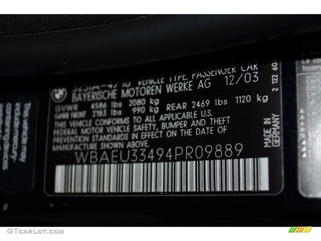 2004 3 Series 325xi Sedan - Jet Black / Black photo #42