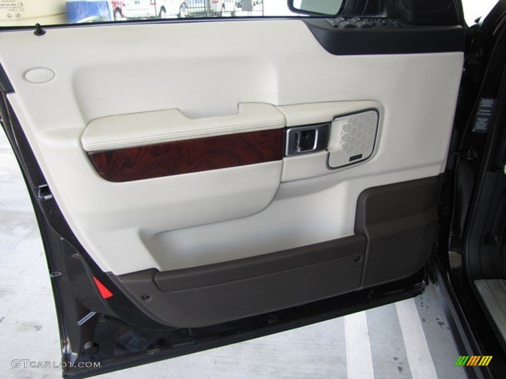 2011 Land Rover Range Rover HSE Arabica/Ivory Door Panel Photo #78749998