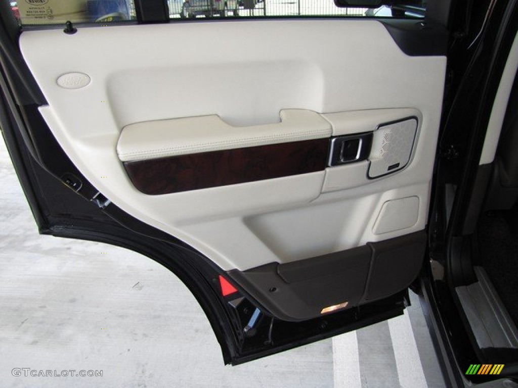2011 Land Rover Range Rover HSE Arabica/Ivory Door Panel Photo #78750011