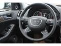 Black 2013 Audi Q5 3.0 TFSI quattro Steering Wheel