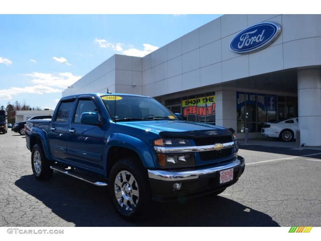 Aqua Blue Metallic Chevrolet Colorado