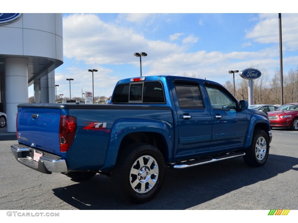 2012 Colorado LT Crew Cab - Aqua Blue Metallic / Medium Pewter photo #3