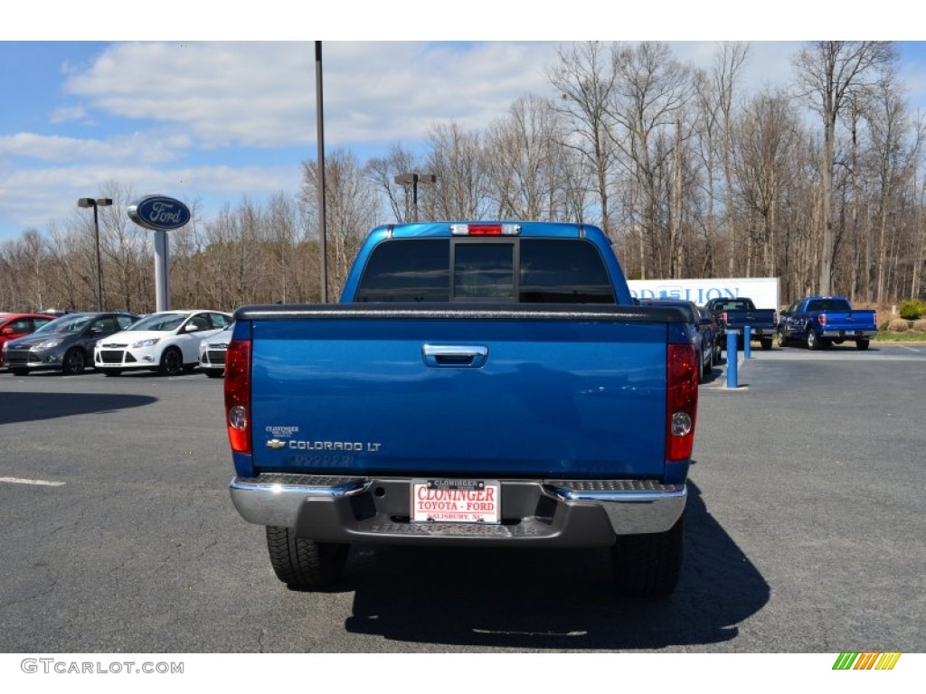 2012 Colorado LT Crew Cab - Aqua Blue Metallic / Medium Pewter photo #4