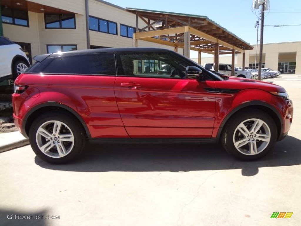 Firenze Red Metallic 2013 Land Rover Range Rover Evoque Dynamic Coupe Exterior Photo #78751509
