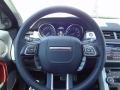2013 Land Rover Range Rover Evoque Dynamic Ebony/Pimento Interior Steering Wheel Photo
