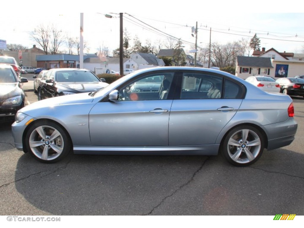 2009 3 Series 335i Sedan - Blue Water Metallic / Black photo #8