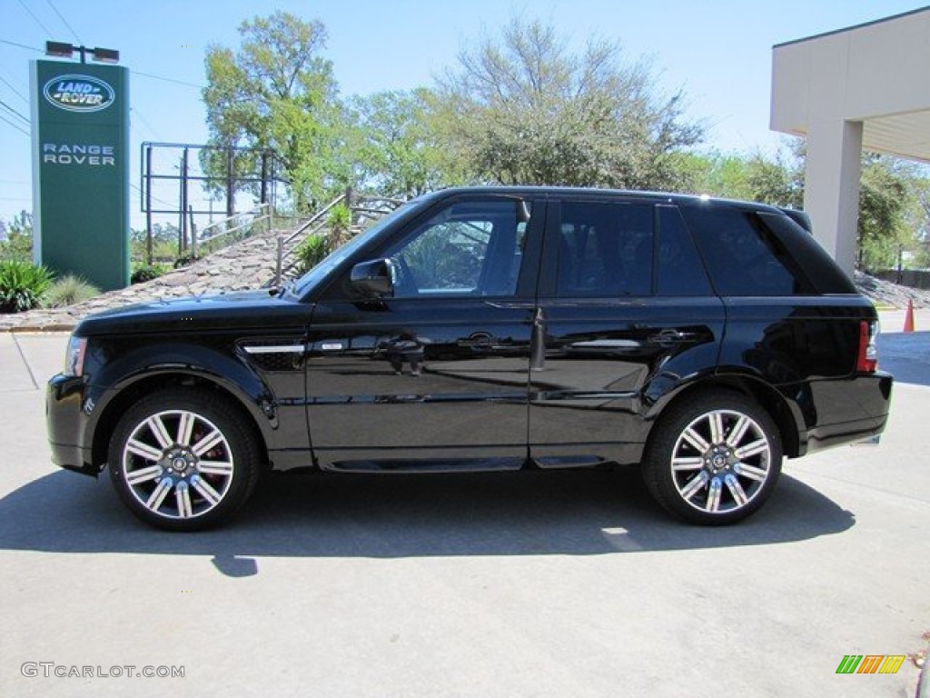 Santorini Black 2013 Land Rover Range Rover Sport Supercharged Exterior Photo #78752390