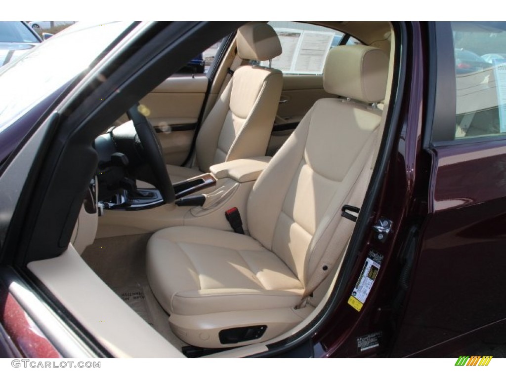 2009 3 Series 328i Sedan - Barbara Red Metallic / Beige photo #12