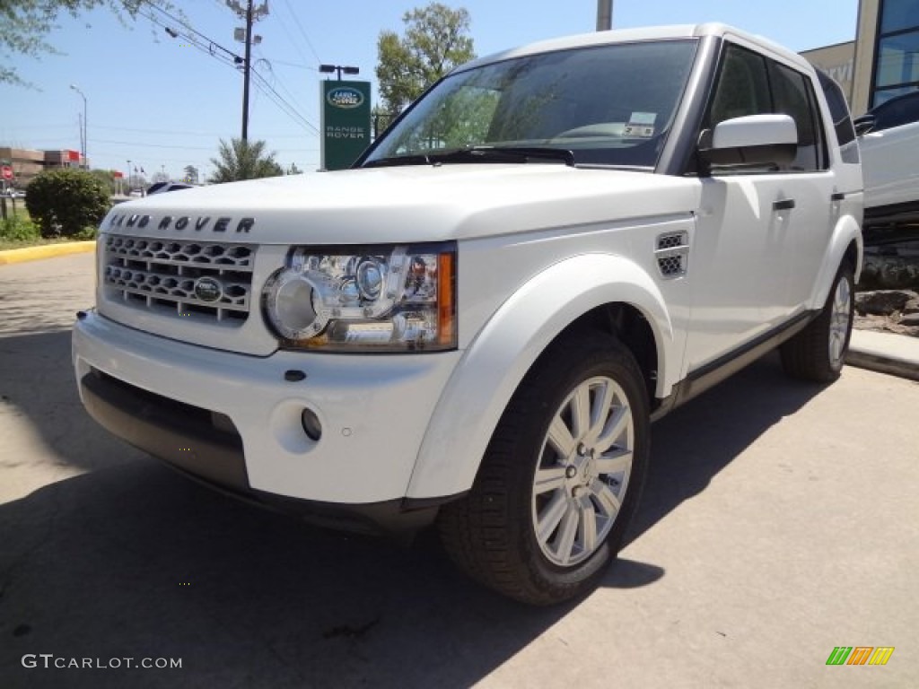 Fuji White 2013 Land Rover LR4 HSE Exterior Photo #78753050