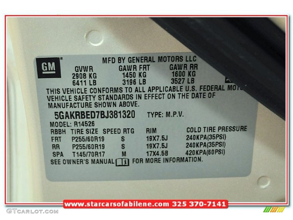 2011 Enclave CXL - Gold Mist Metallic / Cashmere/Cocoa photo #11