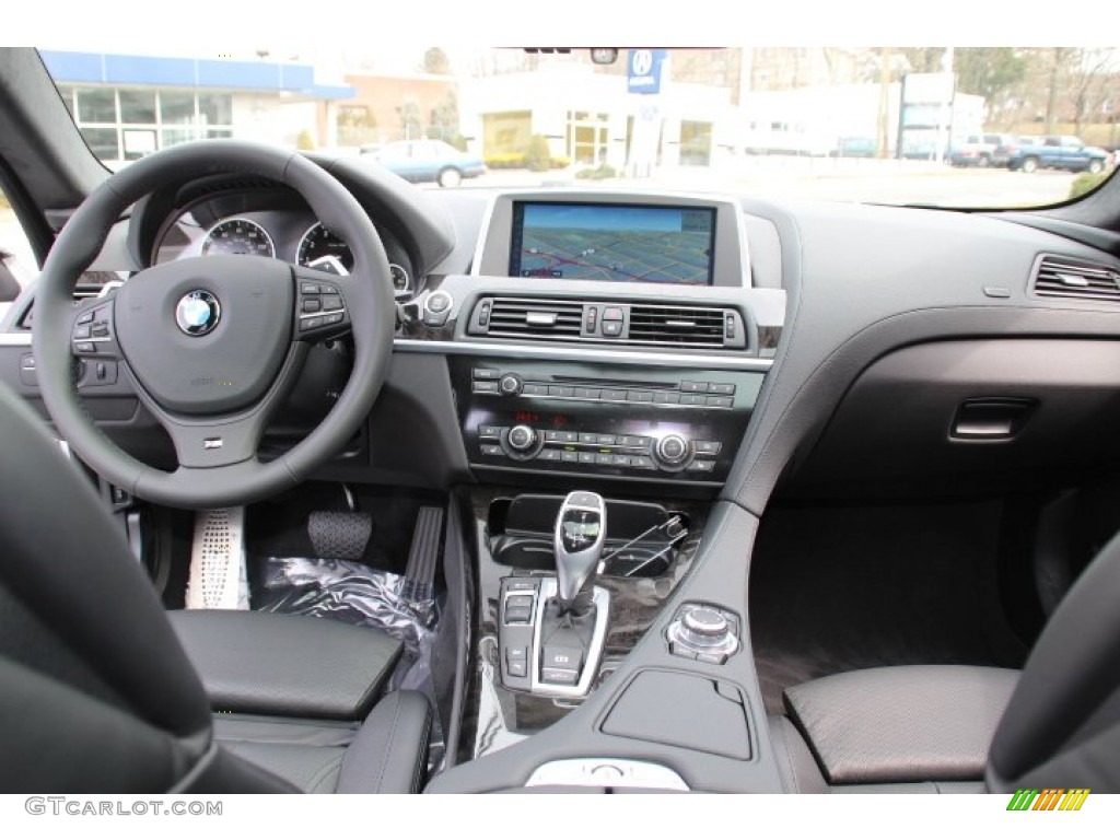 2013 BMW 6 Series 650i xDrive Gran Coupe Black Dashboard Photo #78754214
