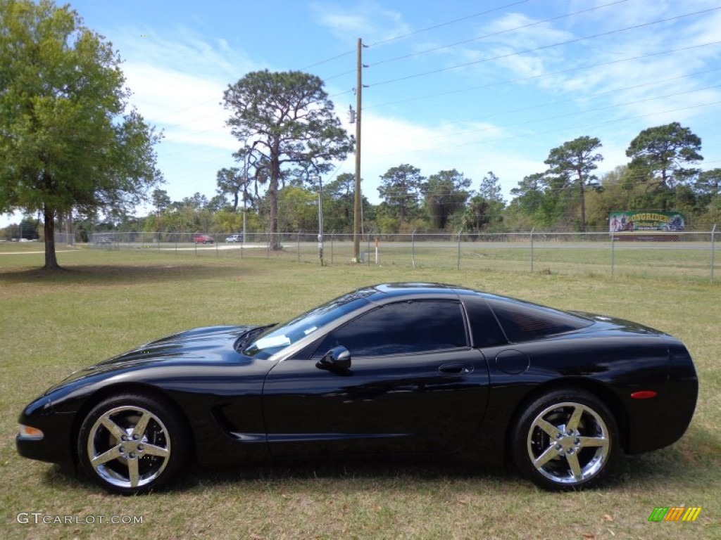 Black 2003 Chevrolet Corvette Coupe Exterior Photo #78754256