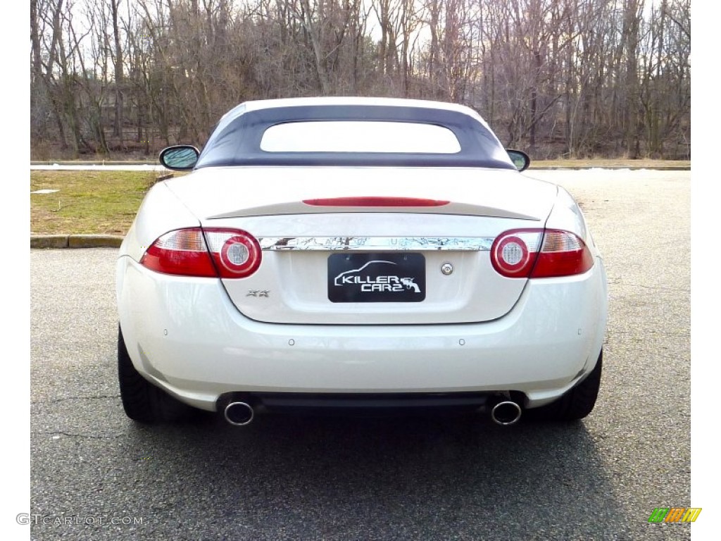 2007 XK XK8 Convertible - White Onyx / Caramel photo #6