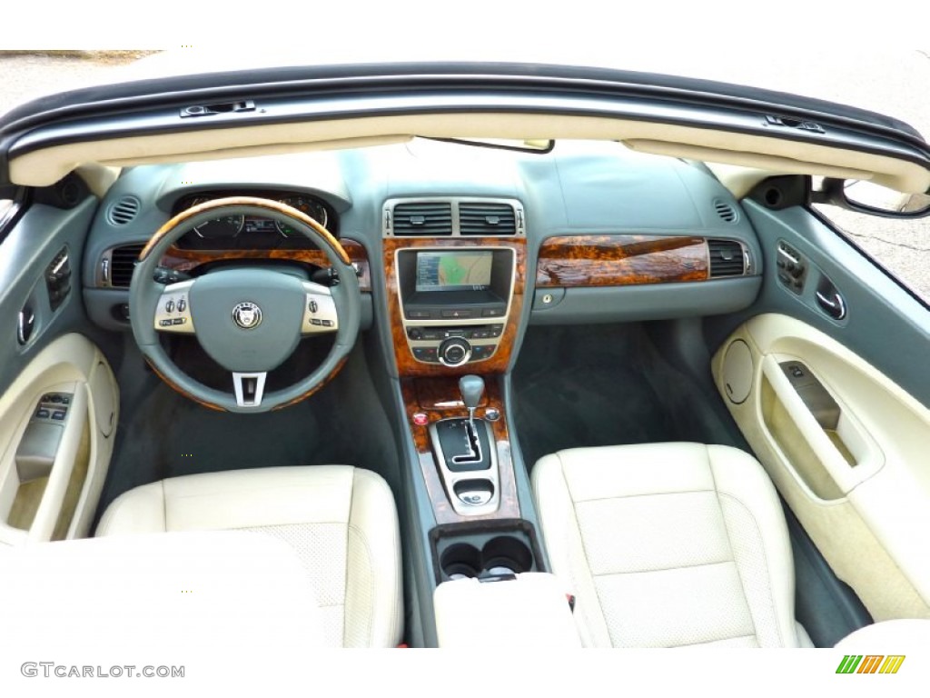2007 Jaguar XK XK8 Convertible Caramel Dashboard Photo #78754532