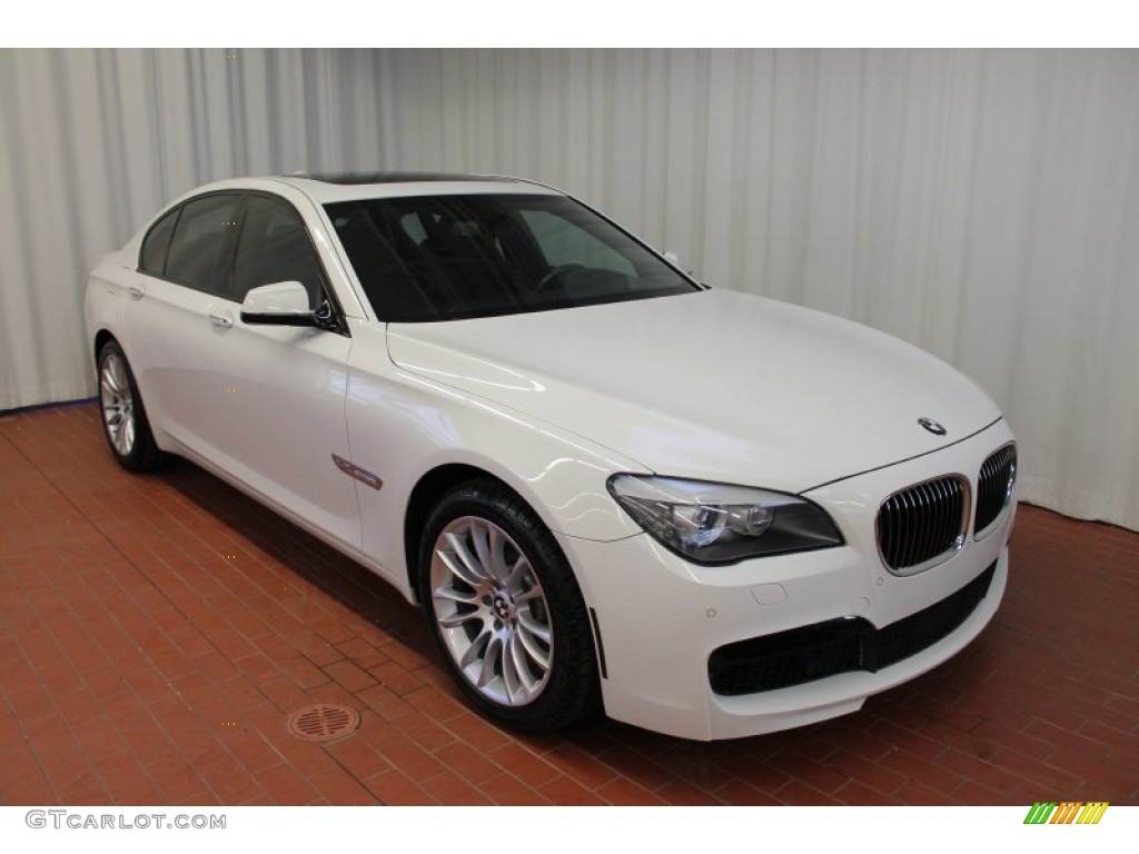 2012 7 Series 750i xDrive Sedan - Alpine White / Black photo #1