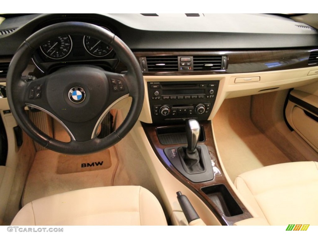 2010 3 Series 328i xDrive Coupe - Alpine White / Cream Beige photo #7