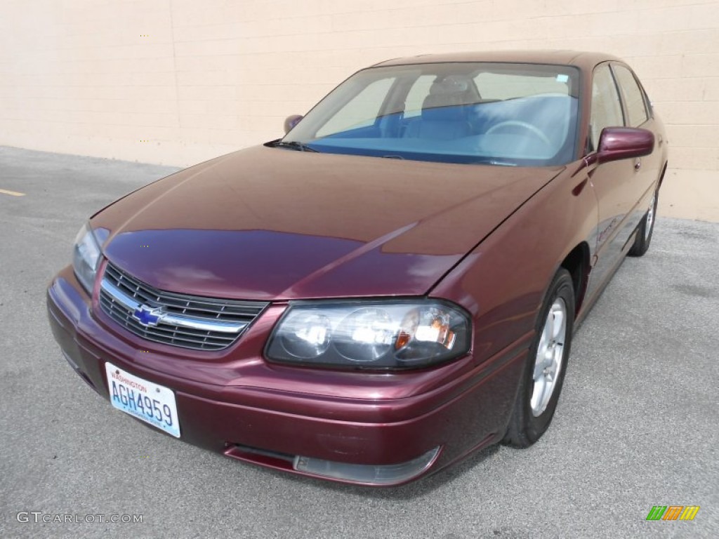 2004 Impala LS - Berry Red Metallic / Neutral Beige photo #3