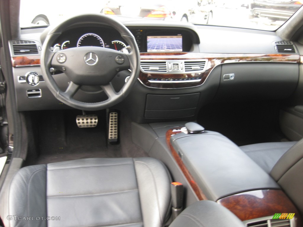 2009 Mercedes-Benz S 63 AMG Sedan Black Dashboard Photo #78756269
