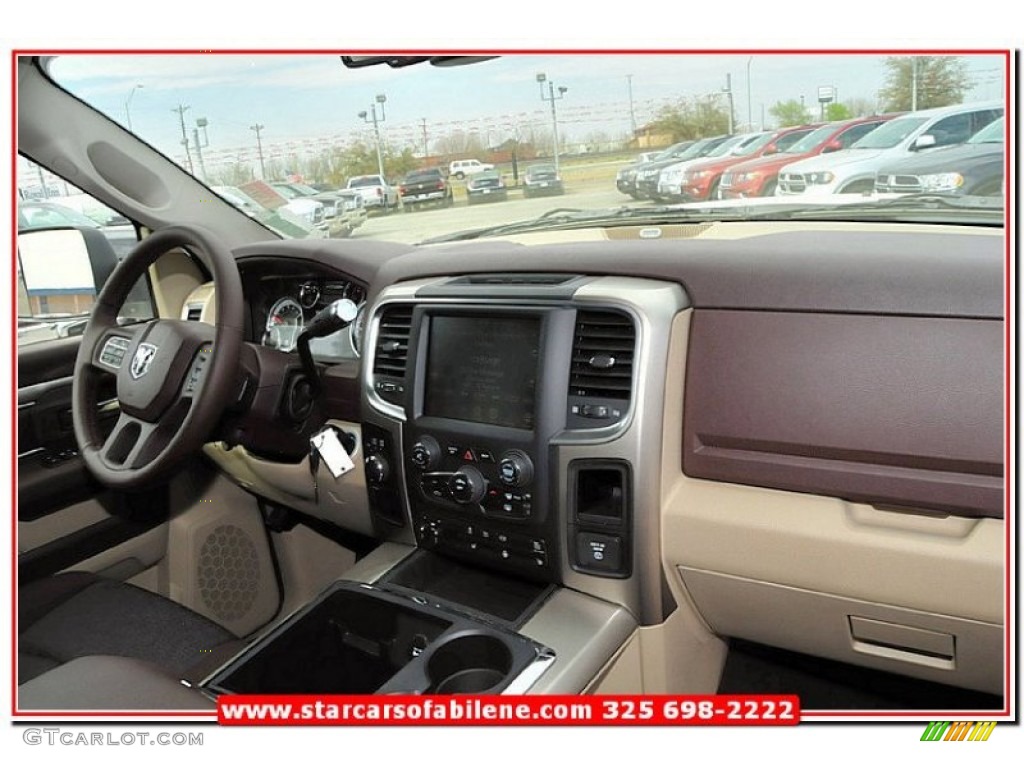 2013 2500 Lone Star Crew Cab 4x4 - Bright White / Canyon Brown/Light Frost Beige photo #27