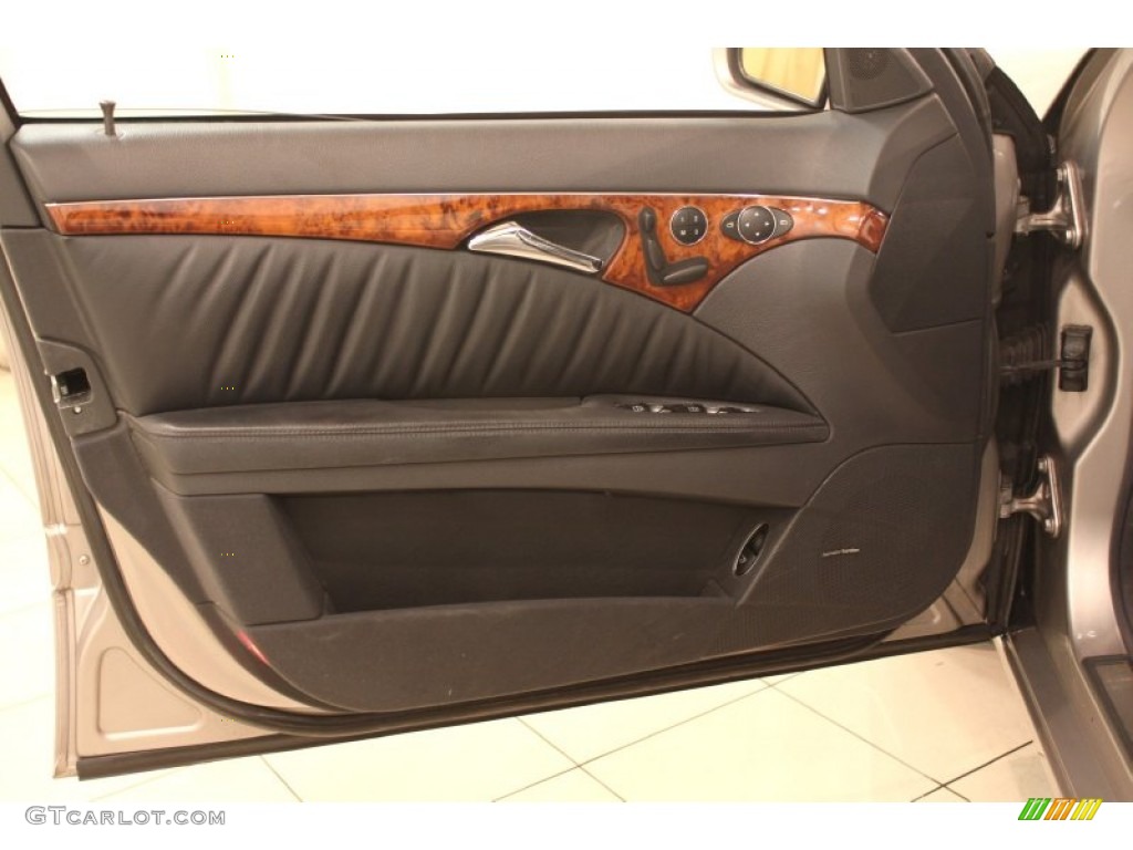 2004 Mercedes-Benz E 320 4Matic Sedan Charcoal Door Panel Photo #78757391