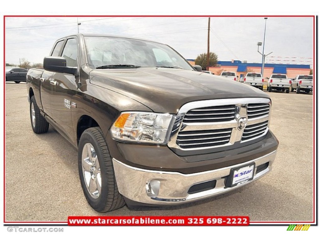 2013 1500 SLT Quad Cab - Black Gold Pearl / Black/Diesel Gray photo #10