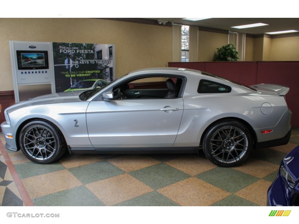 Ingot Silver Metallic 2012 Ford Mustang Shelby GT500 SVT Performance Package Coupe Exterior Photo #78758207