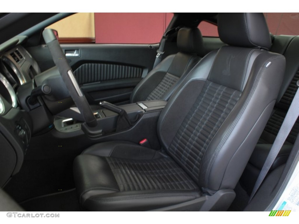Charcoal Black/Black Interior 2012 Ford Mustang Shelby GT500 SVT Performance Package Coupe Photo #78758251