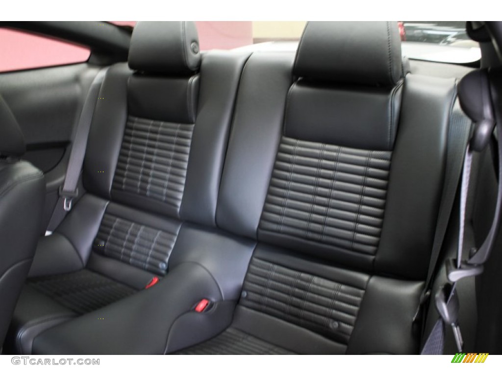 2012 Ford Mustang Shelby GT500 SVT Performance Package Coupe Rear Seat Photo #78758261