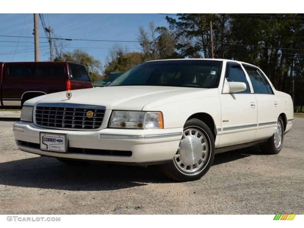 White Cadillac DeVille