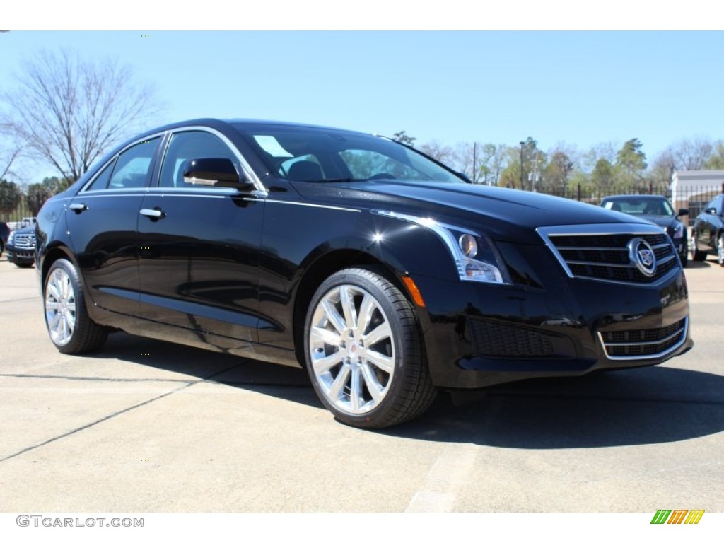 Black Raven 2013 Cadillac ATS 2.0L Turbo Luxury Exterior Photo #78759695