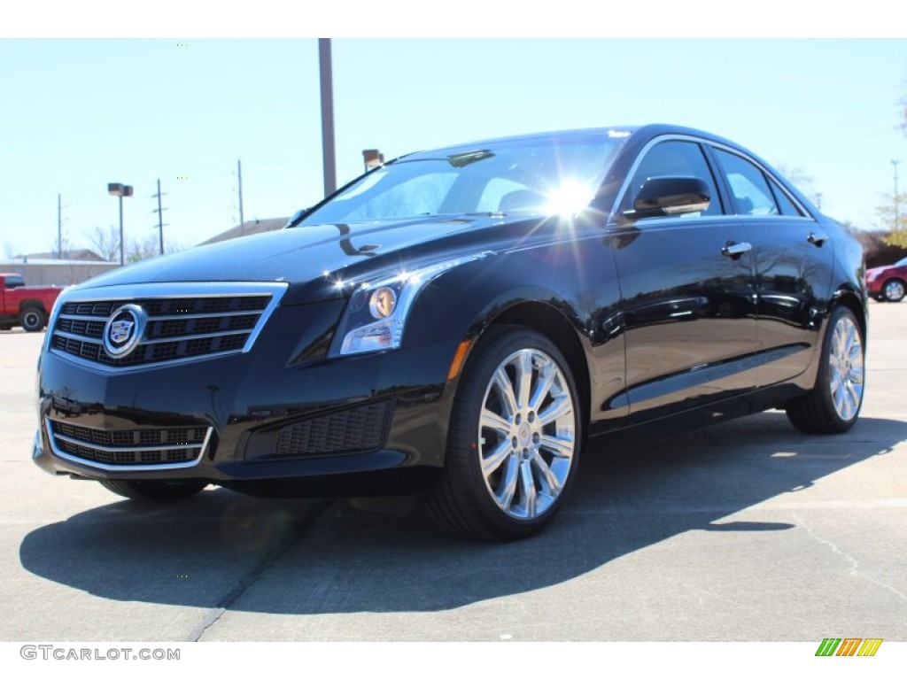 Black Raven 2013 Cadillac ATS 2.0L Turbo Luxury Exterior Photo #78759706