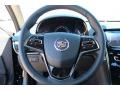 Jet Black/Jet Black Accents 2013 Cadillac ATS 2.0L Turbo Luxury Steering Wheel