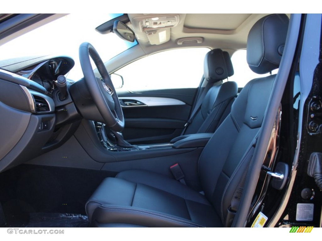 Jet Black/Jet Black Accents Interior 2013 Cadillac ATS 2.0L Turbo Luxury Photo #78759851