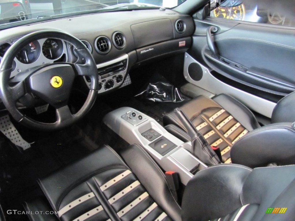 Nero (Black) Interior 2003 Ferrari 360 Modena F1 Photo #78760697
