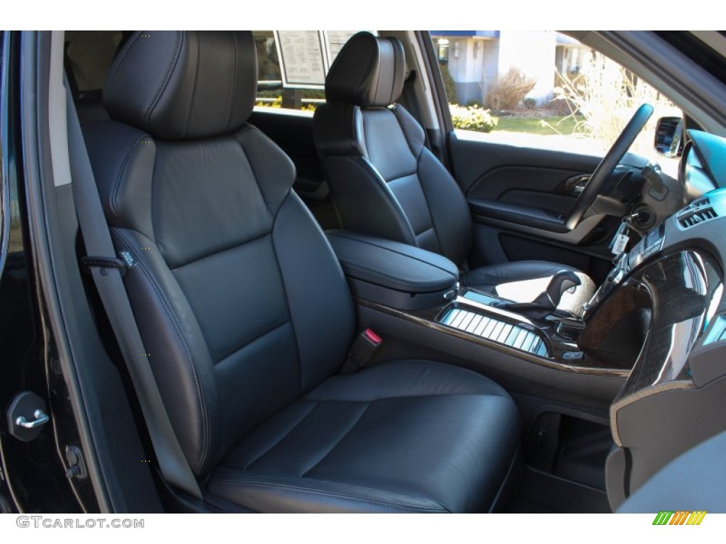 Ebony Interior 2012 Acura MDX SH-AWD Photo #78760700
