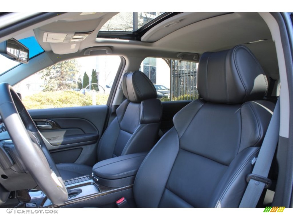 Ebony Interior 2012 Acura MDX SH-AWD Photo #78760717