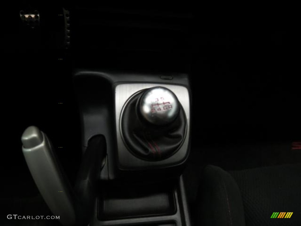 2008 Civic Si Coupe - Habanero Red Pearl / Black photo #15