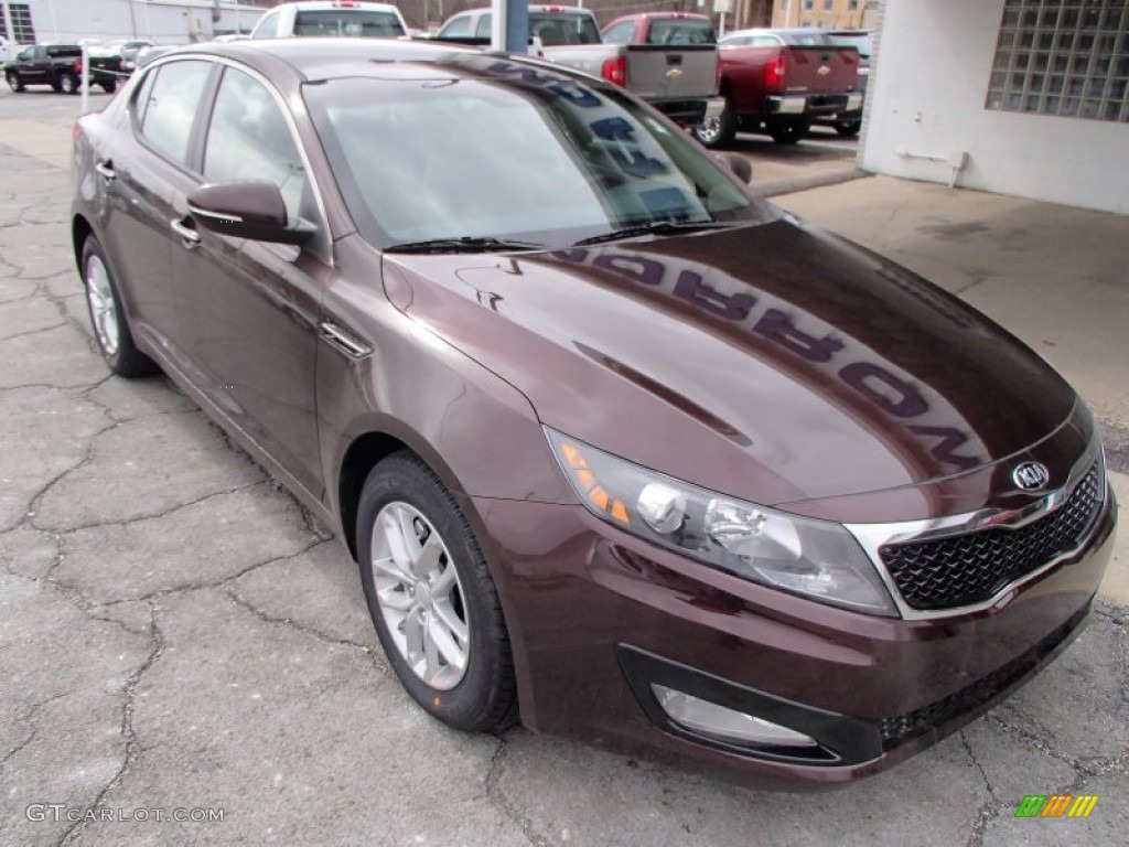 Dark Cherry Pearl Metallic 2013 Kia Optima LX Exterior Photo #78761867