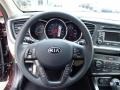 2013 Kia Optima Beige Interior Steering Wheel Photo