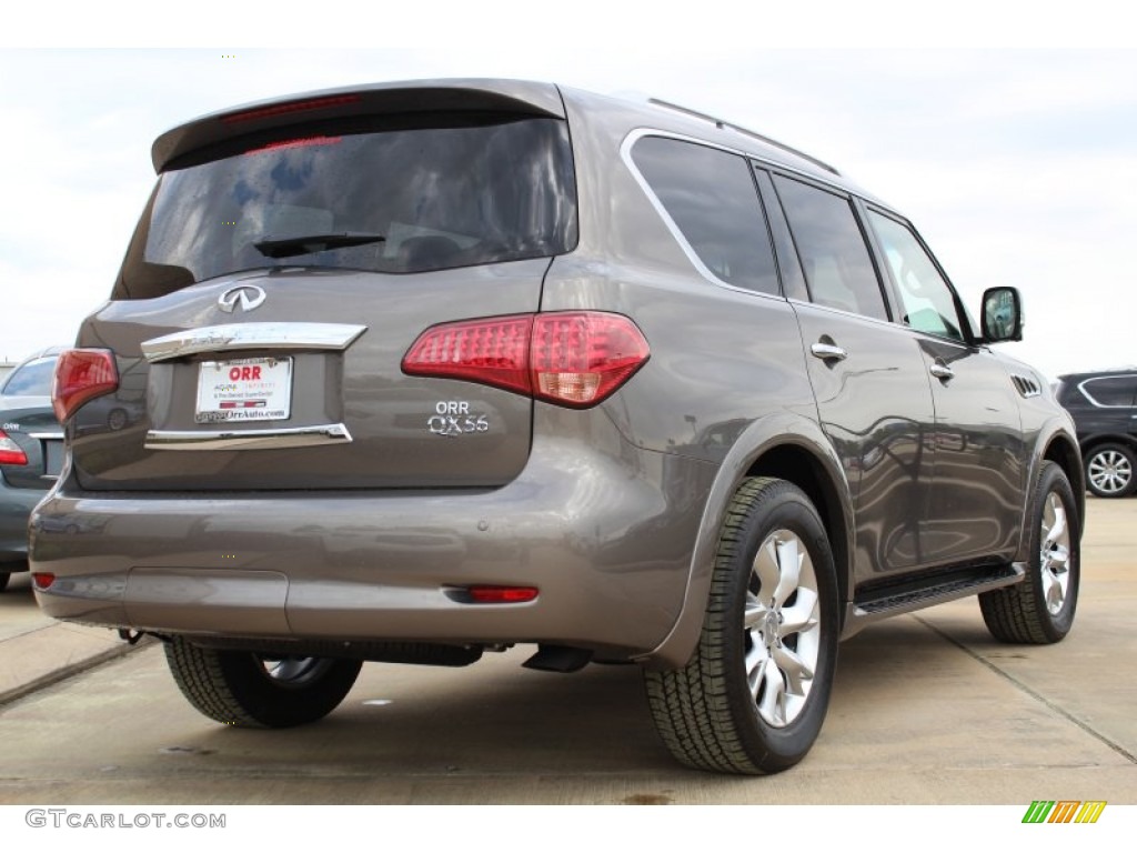 2013 QX 56 - Smoky Quartz / Wheat photo #4