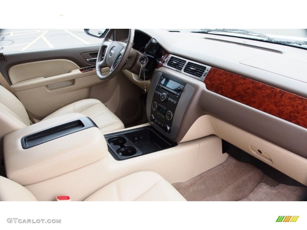 2013 Yukon XL SLT - Summit White / Light Tan photo #18