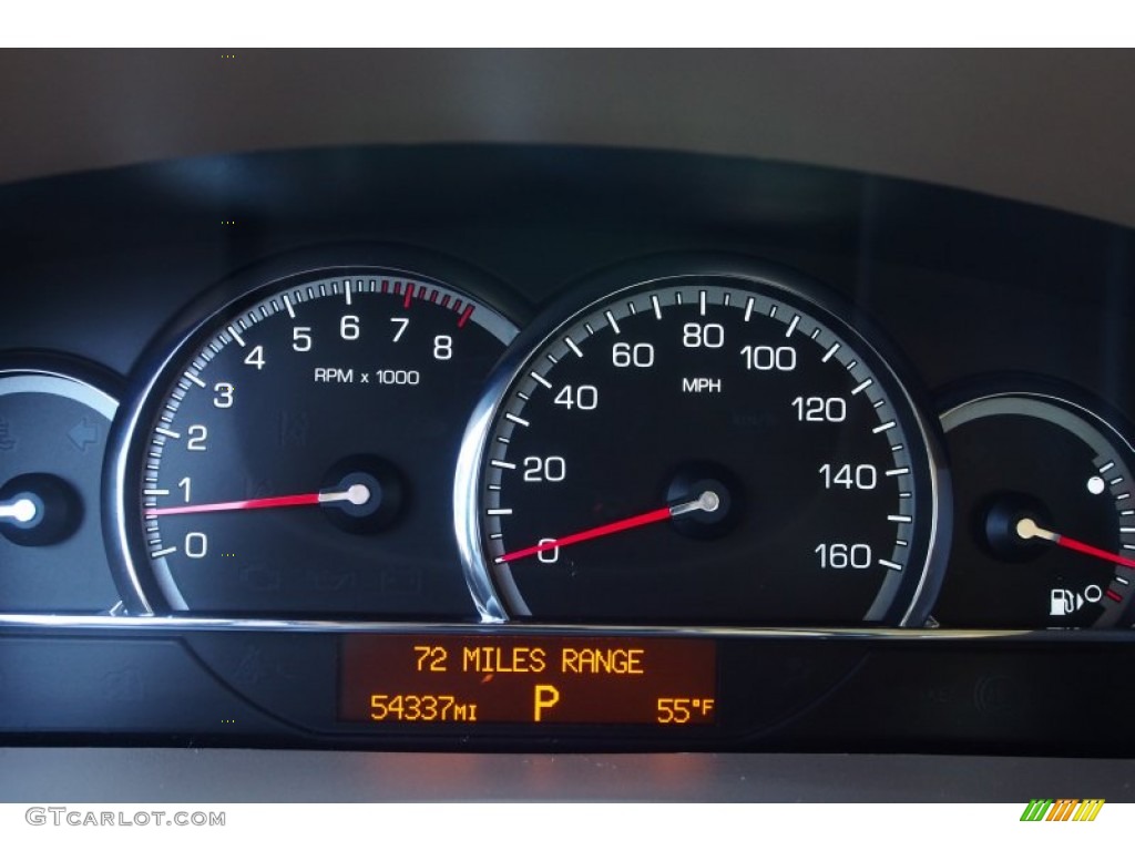 2009 Cadillac STS V8 Gauges Photo #78762758