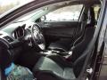 Black Recaro 2012 Mitsubishi Lancer Evolution MR Interior Color