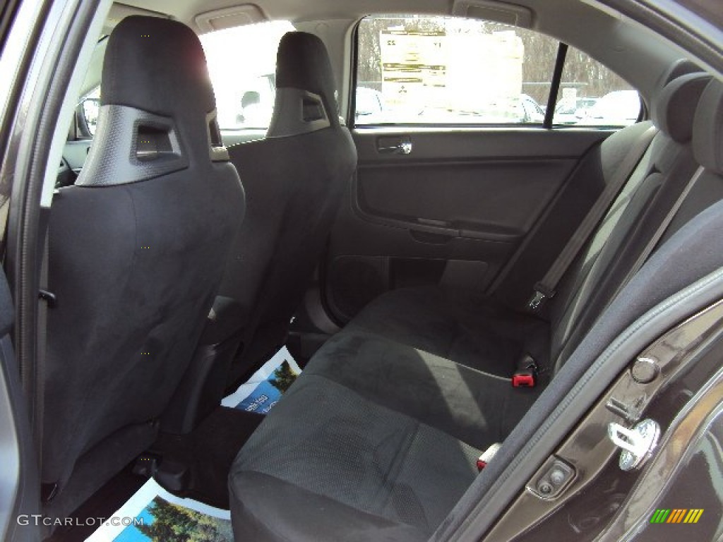 2012 Mitsubishi Lancer Evolution MR Rear Seat Photos